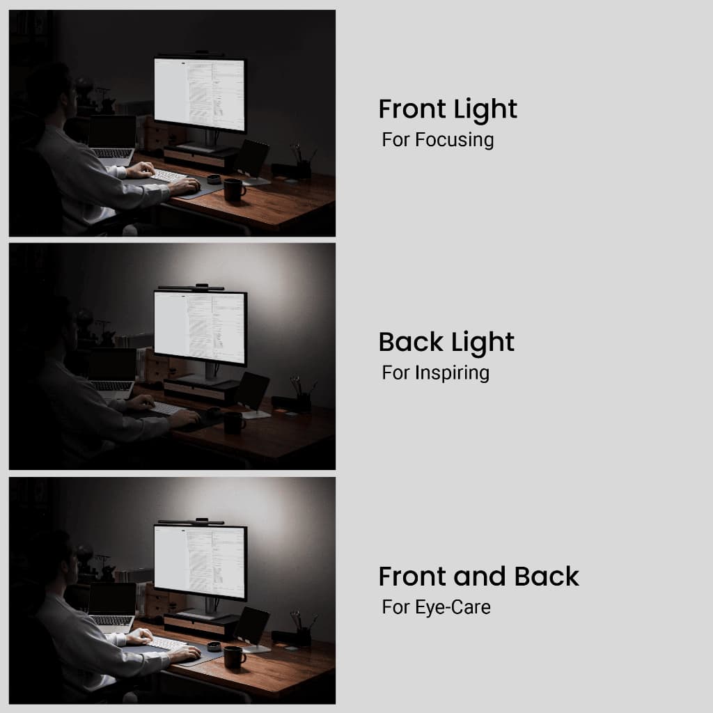 BenQ ScreenBar Halo 2 Computer Monitor Light Bar ไฟ LED สำหรับจอคอมพิวเตอร์ รูปที่ 4