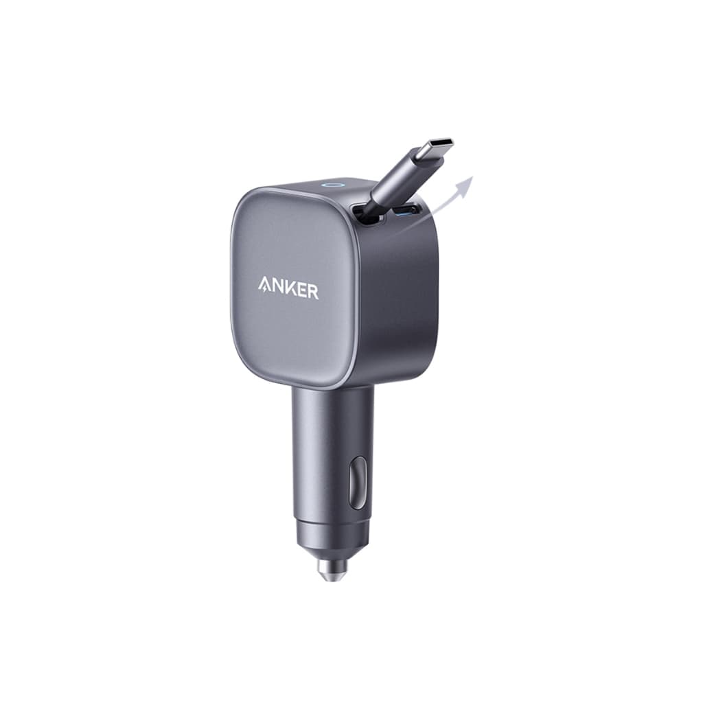 Anker Nano Car Charger 75W Fast Charging Type-C ที่ชาร์จเร็วในรถ มีสายชาร์จในตัวยืดหดได้ for iPhone 15-17 Samsung รูปที่ 7