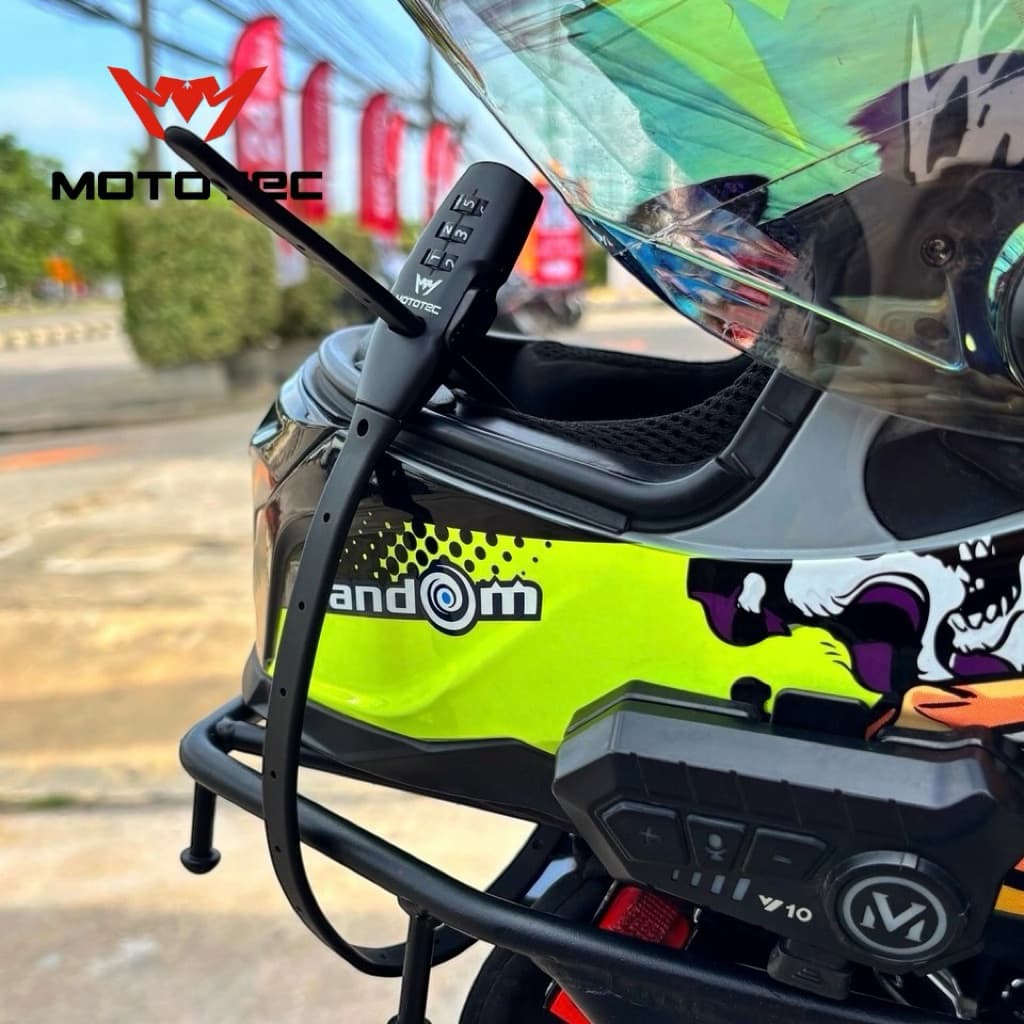 MOTOTEC MT-ZL01 สายล็อคเคเบิลไทร์กันขโมยพร้อมระบบล็อคใส่รหัส ทนทาน น้ำหนักเบา พกพาสะดวก รูปที่ 4