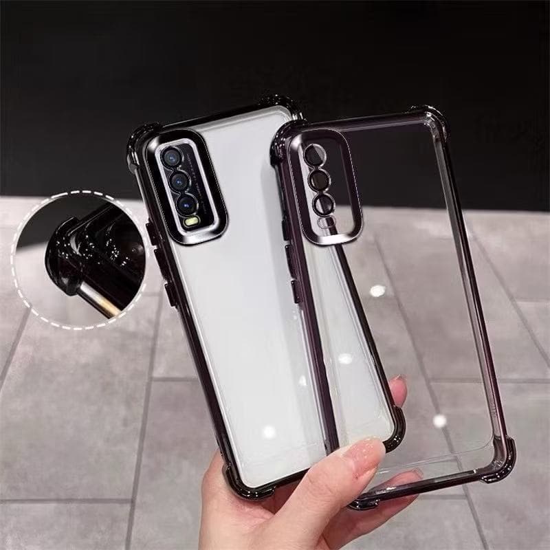 เคสใส ขอบสี กันเลนส์กล้อง สำหรับVivo Y12A Y12S Y3S Y20 Y20S Y20I Y11 Y12 Y15 Y17กันกระแทก รูปที่ 7