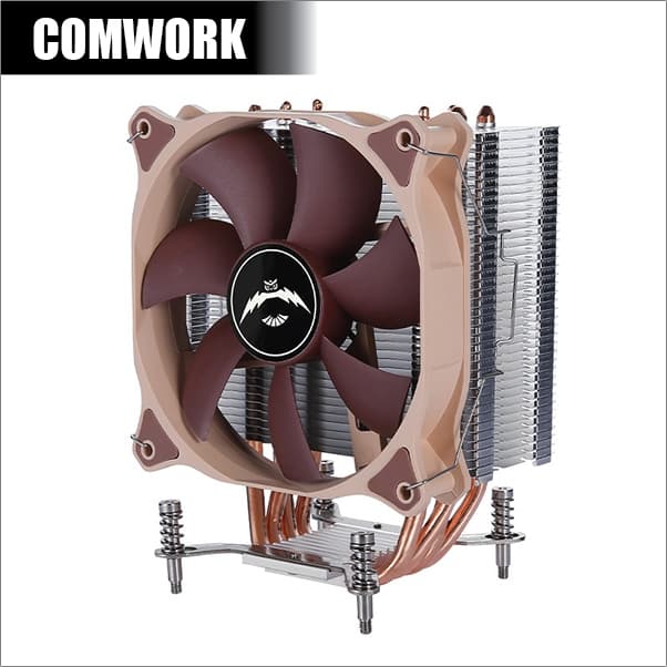 พัดลม ซีพียู BROWN Intel LGA 2011 2011-3 2066 X79 X99 X299 4U FAN CPU COOLER PROCESSOR DUAL XEON รูปที่ 1