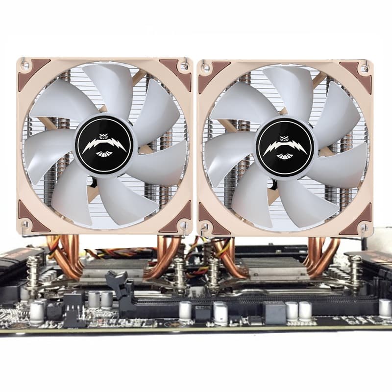 พัดลม ซีพียู BROWN Intel LGA 2011 2011-3 2066 X79 X99 X299 4U FAN CPU COOLER PROCESSOR DUAL XEON รูปที่ 7