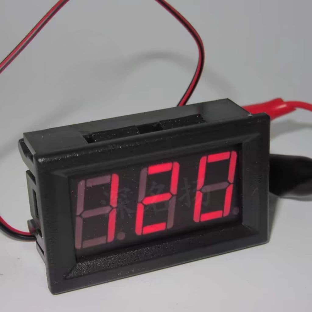 ดิจิตอล 5-120V Digital Voltmeter DC หน้าจอ 0.56 นิ้ว รูปที่ 4