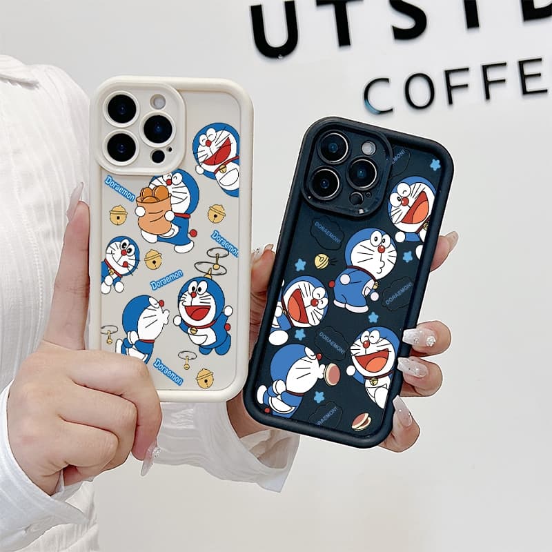 น่ารักจัง doraemon เคส Samsung A04s/A13 A12 M12 A05s A05 A03s A02s A03 A23 A25 A35 A16 A06 A52 A51 A30s A52 A51 รูปที่ 5