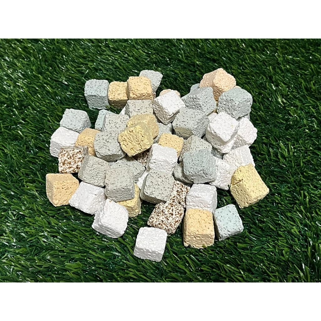 วัสดุกรองตู้ปลา หินภูเขาไฟ+เซรามิคริงหลายสี 100 g - 1 kg เพิ่มแบคทีเรีย น้ำใสสุขภาพดี รูปที่ 3