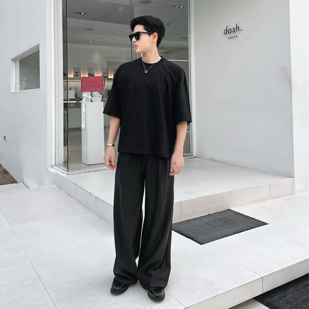 เสื้อยืด Boxy Oversized ทรงครอป V.2 รูปที่ 2
