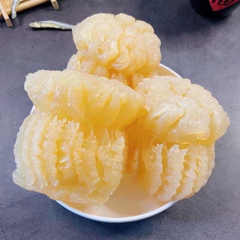 แมงกะพรุนหัวกระสุน ลวกน้ำร้อน10วิ จิ้มกับน้ำจิ้มซีฟู้ด 400g海蜇菊花 รูปที่ 3
