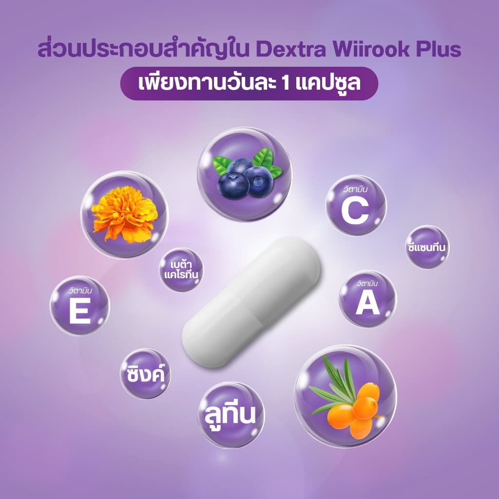 Dextra Wiirook Plus 3 แถม 2 ซอง ราคา 1090.- รูปที่ 2