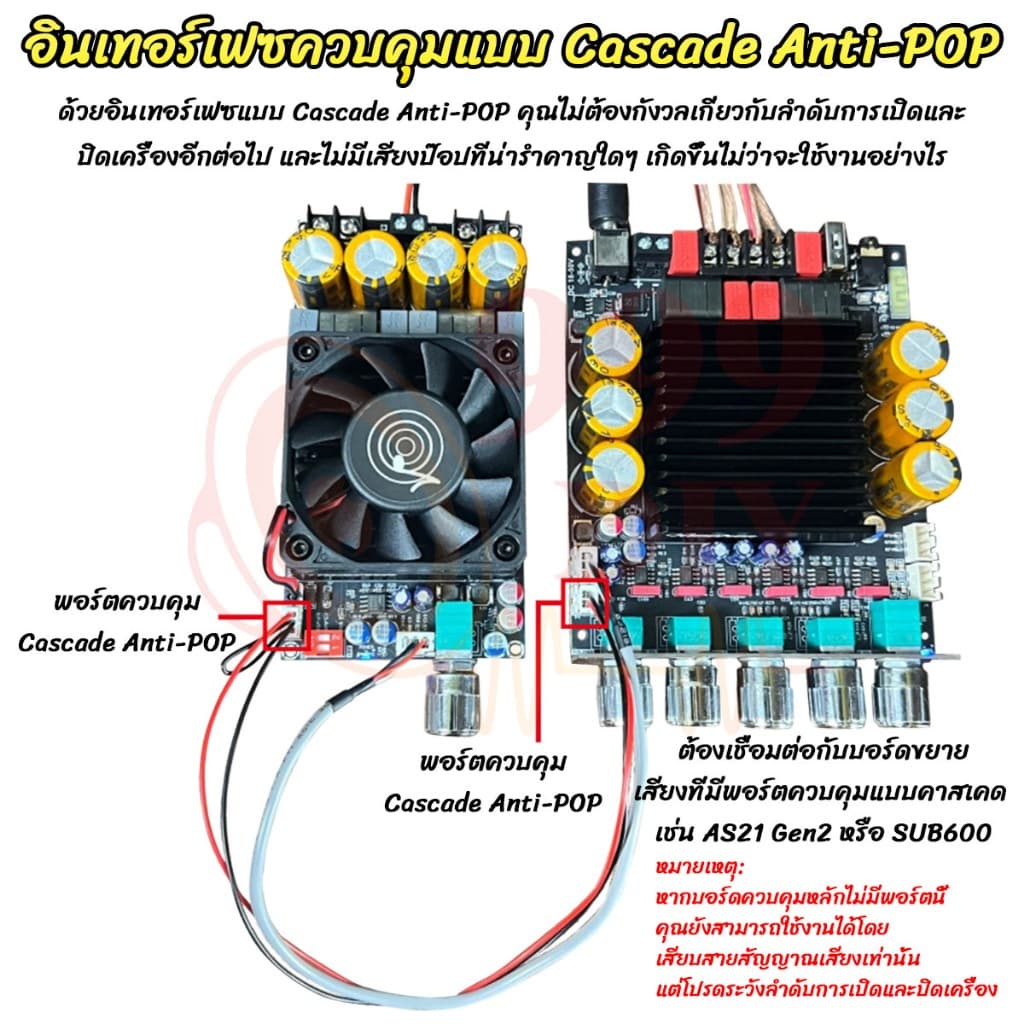 999DIY แท้ zk 3002 2g เเอมจิ๋วเเรงๆ TPA3255 300w*2 สเตอริโอ/โมโน 600W แอมป์จิ๋วzk3002 2g แท้ ระบบเครื่องเสียงรถยนต์ รูปที่ 7