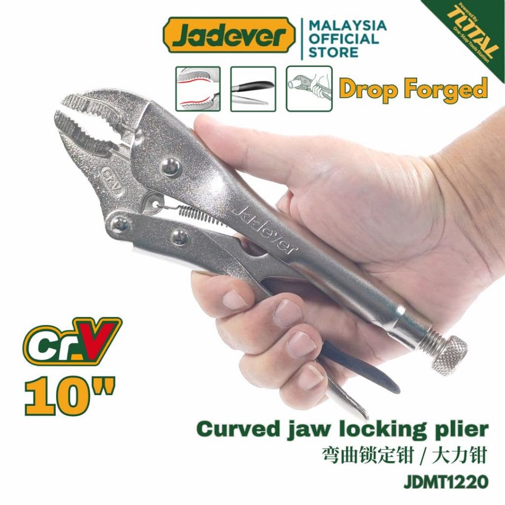 คีมล็อคปากโค้ง ขนาด 5",7",10" รุ่น THT190703,THT191001,JDLP1105,JDLP1107,JDLP1110,JDLP1C02 รูปที่ 4