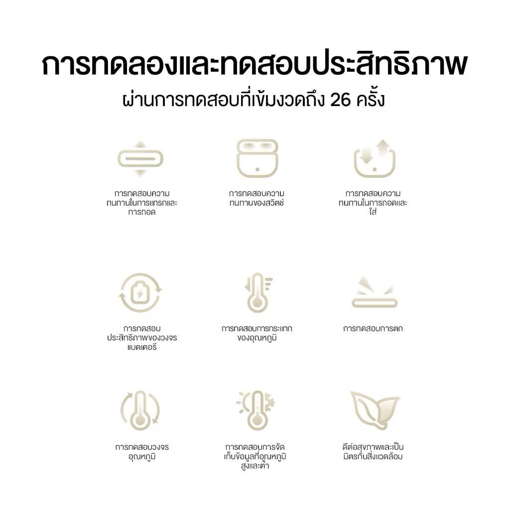Huawei FreeBuds SE 3 หูฟังไร้สาย| ฟังยาวนาน42ชม.| เบากระทัดรัด| ชาร์จเร็ว| รับประกัน 1ปี รูปที่ 8