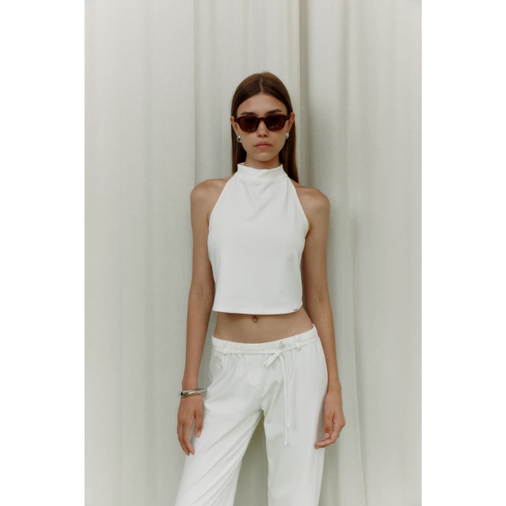 Jardin Top - เสื้อกล้ามคล้องคอเปิดหลัง รูปที่ 4
