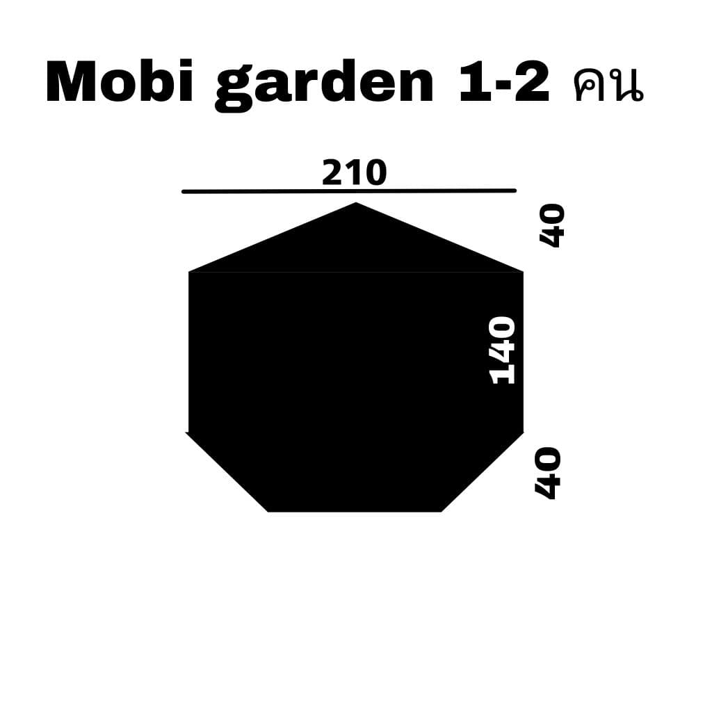 Mobi garden Footprint กราวชีท แผ่นรองเต็นท์ กันน้ำ หลายขนาด รูปที่ 3