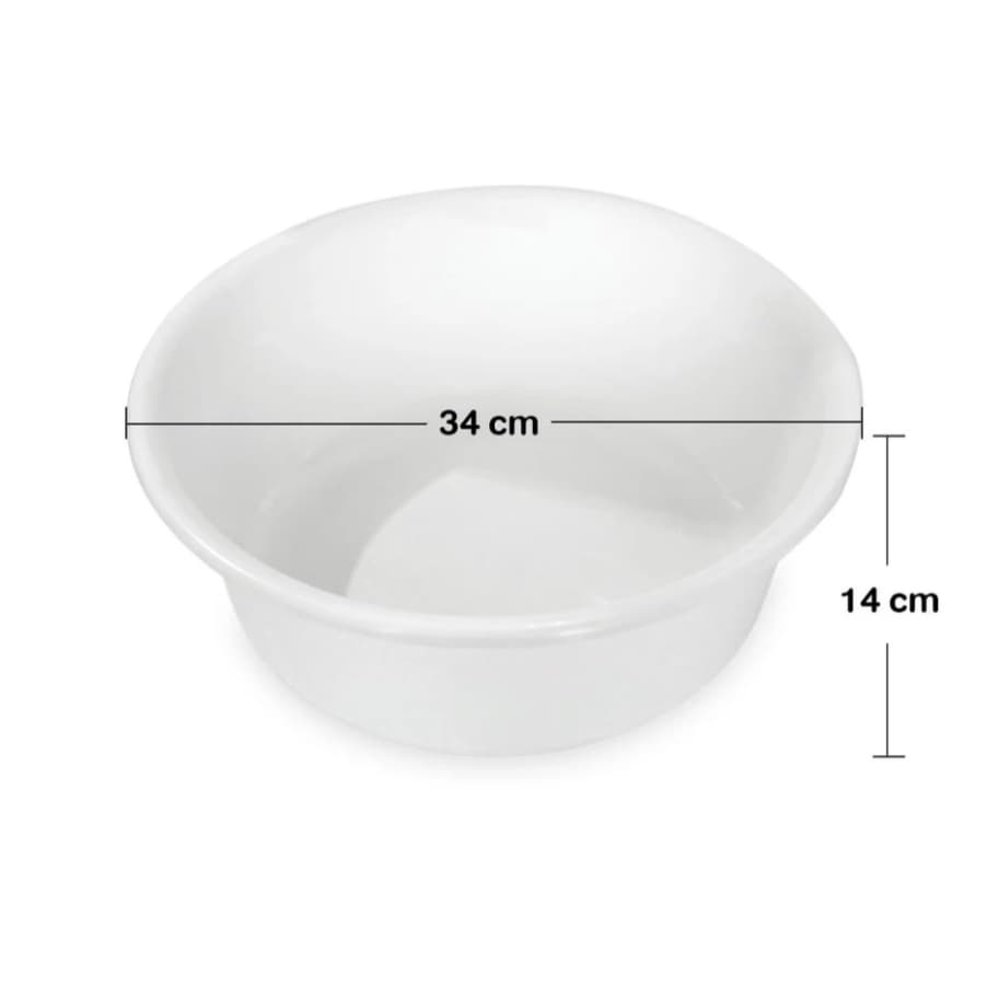 Nanny Micro+ กะละมังอาบน้ำเด็ก กะละมังซักผ้าอ้อมเด็ก อเนกประสงค์ ขนาด ∅34 cm. และ ∅44 cm. รูปที่ 3