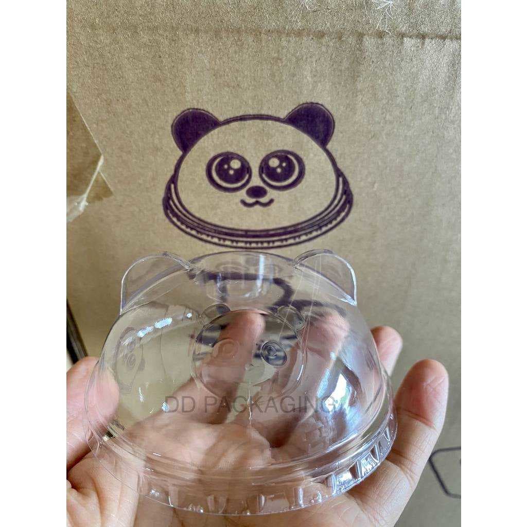 LOVE ฝาโดมหมีแพนด้า ปาก95มิลเจาะรู ฝาโดมPANDA รูปที่ 1