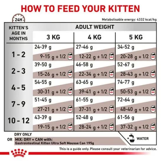 Royal Canin Vet Cat 400g Gastro Kitten ลูกแมวท้องเสีย รูปที่ 4