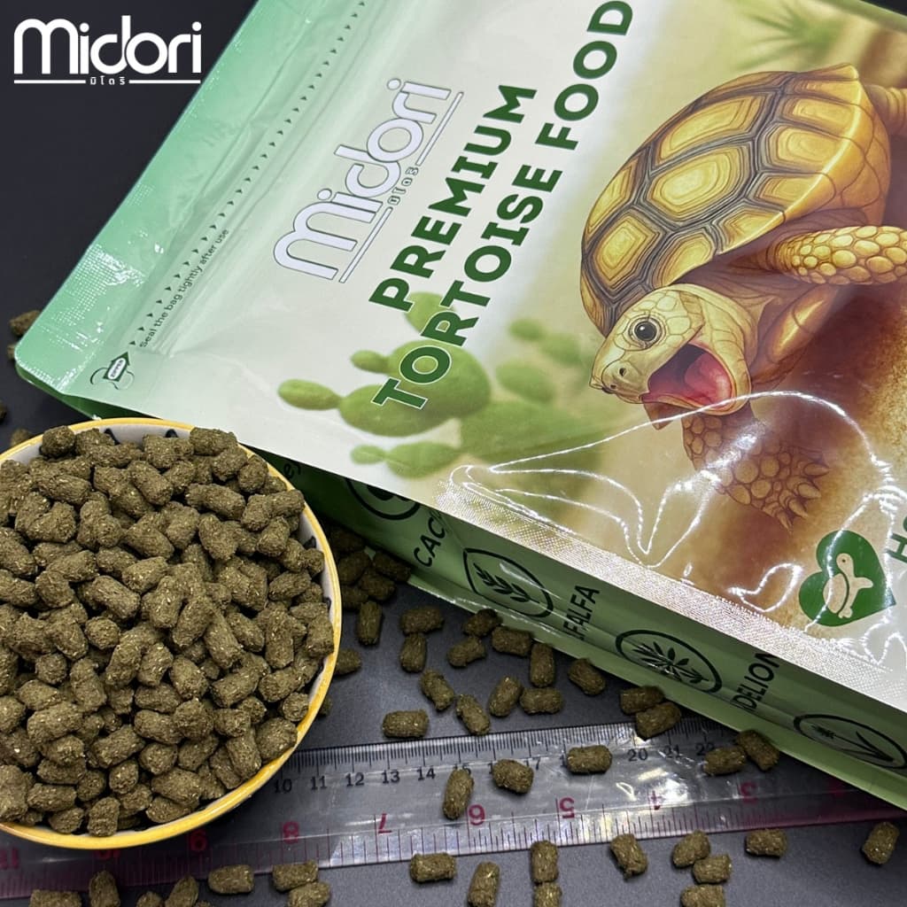 อาหารเต่าบก สูตรกระบองเพชร Midori Zoo Premium Tortoise Food อาหารเต่าบกมิโดริ อาหารเต่าซูคาต้า เต่าบกทุกสายพันธุ์ รูปที่ 5