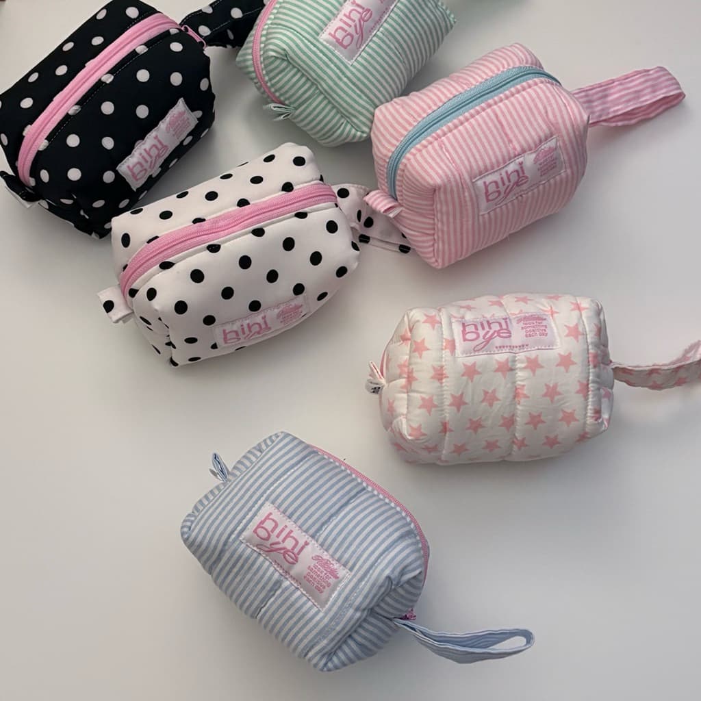 Hihibye mini fluffy pouch bag รูปที่ 1