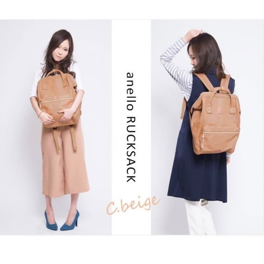 Anello PU Leather Backpack กระเป๋าเป้สะพายหลัง เป้หนังพียู รุ่น AT-B1211/AT-B1212 รูปที่ 4