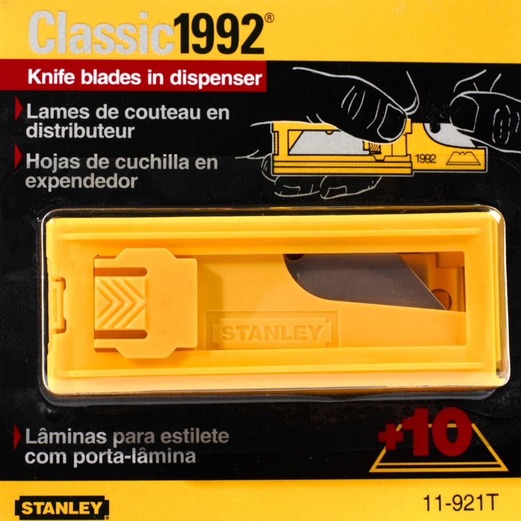 ใบมีดคัตเตอร์รุ่นหนัก #11-921T STANLEY / 11-983 ใบมีดขอเกี่ยวขนาดใหญ่5ชิ้น/แพ็ค รูปที่ 4
