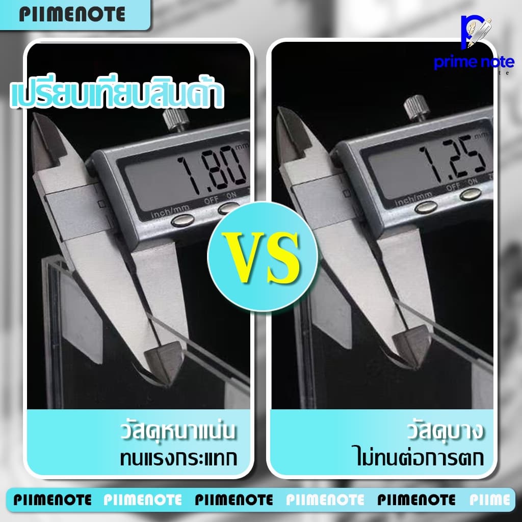 ป้ายอะคริลิคติดผนัง A3/A4/A5 แนวตั้ง-นอน ใช้ซ้ำได้ ไม่ต้องเจาะผนัง ป้ายชื่อ สำหรับร้านค้า อฟฟิศ รูปที่ 2