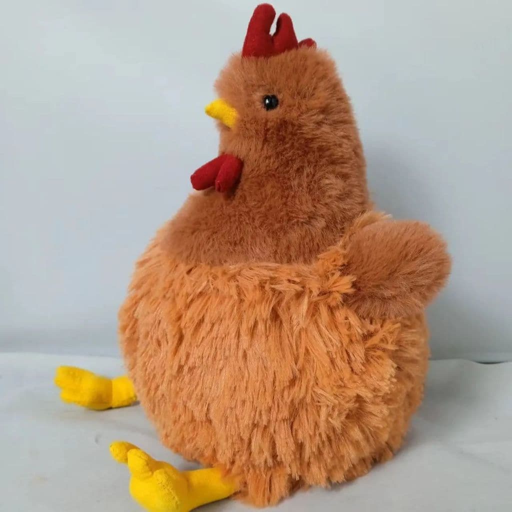 ตุ๊กตาไก่จำลอง ตุ๊กตาไก่ตลก หมอนของเล่นสำหรับเด็ก ของขวัญวันเกิดที่สร้างสรรค์ รูปที่ 8