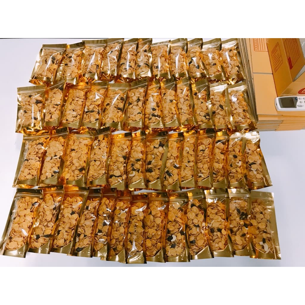 4ถุง100 เพิ่มปริมาณ 60g.คาราเมล คอนเฟลก Caramel cornflakes รูปที่ 3