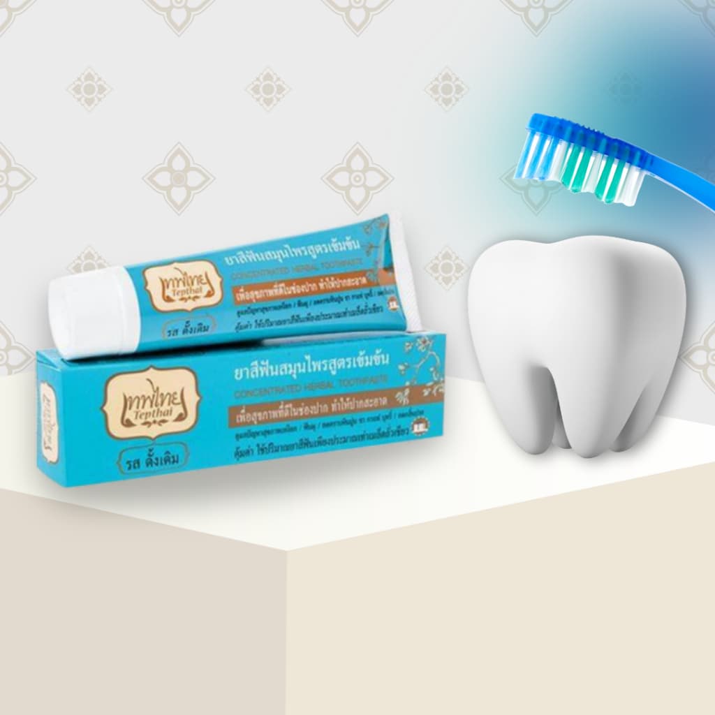 ยาสีฟัน เทพไทย Tepthai Toothpaste ปริมาณ 30g / 70g รูปที่ 2