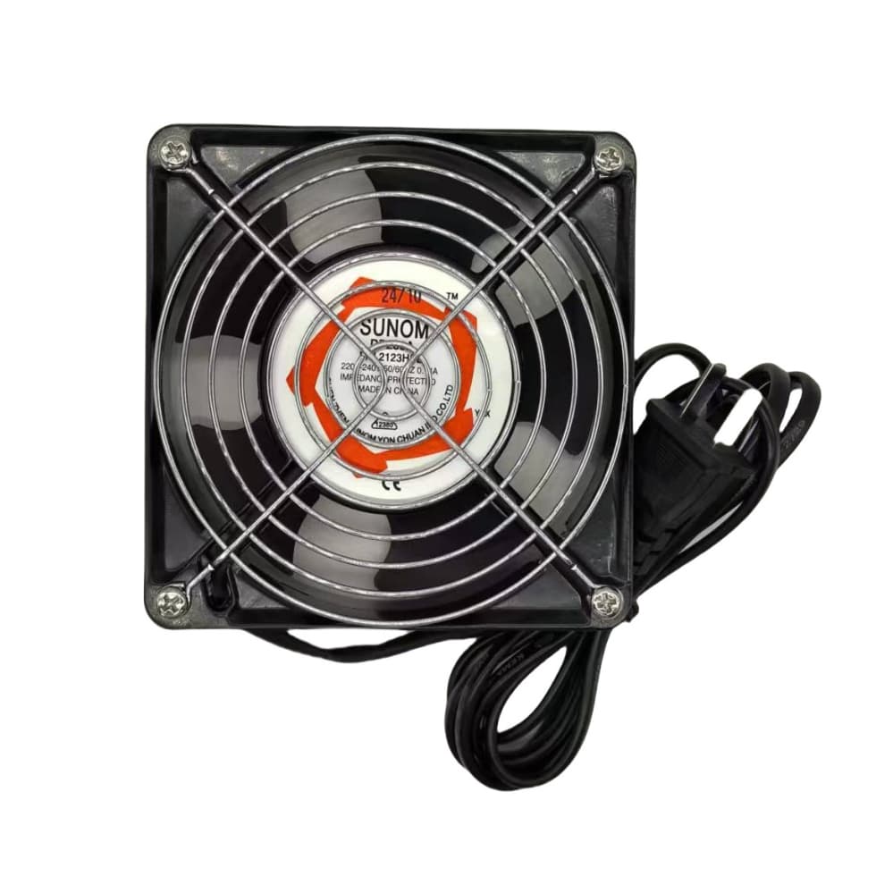 พัดลมระบายความร้อน พัดลมตู้RACK AC SUNOM 12Cm 220-240V ปลั่กเสียบไฟบ้าน รูปที่ 5