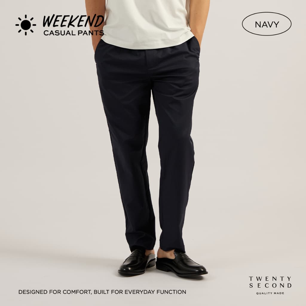 TWENTYSECOND กางเกงขายาว BALANCE SERIES รุ่น Weekend casual pants รูปที่ 5