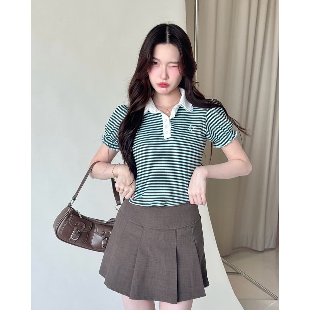 Delyn Polo Crop : เสื้อโปโลครอป longsaidoo_ รูปที่ 6