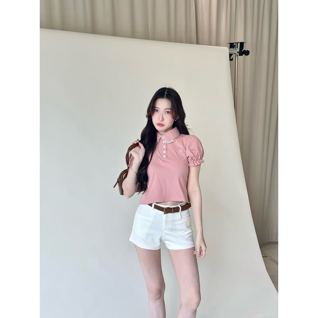 Delyn Polo Crop : เสื้อโปโลครอป longsaidoo_ รูปที่ 7