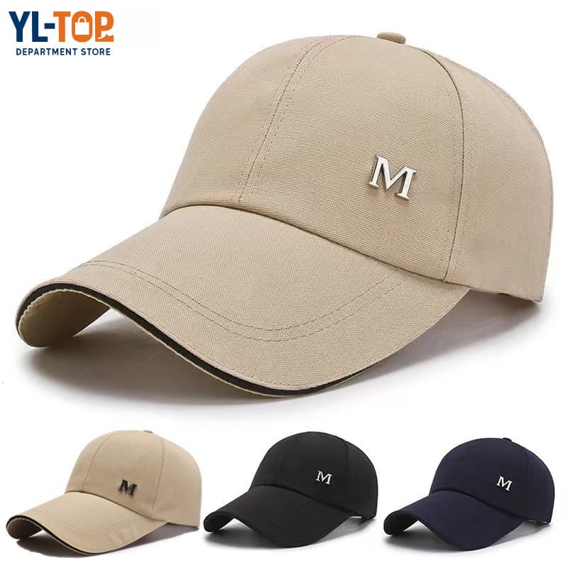 หมวกเบสบอลลําลองปัก - แฟชั่นเรียบง่าย ป้องกันแดด ระบายอากาศดี มี4สี สำหรับผู้ชาย/ผู้หญิง G2887 รูปที่ 1