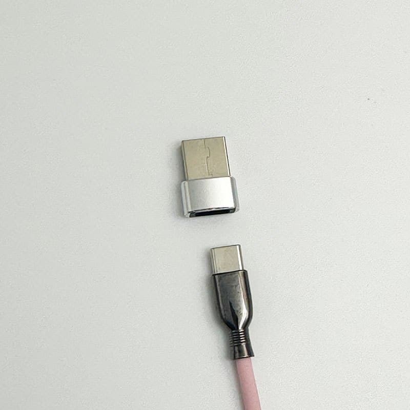 USB-C to USB อะแดปเตอร์ Type C ตัวแปลงสายชาร์จ สําหรับ โทรศัพท์ คอมพิวเตอร์ แท็บเล็ต USB 3.0 to Type-C Adapter รูปที่ 3