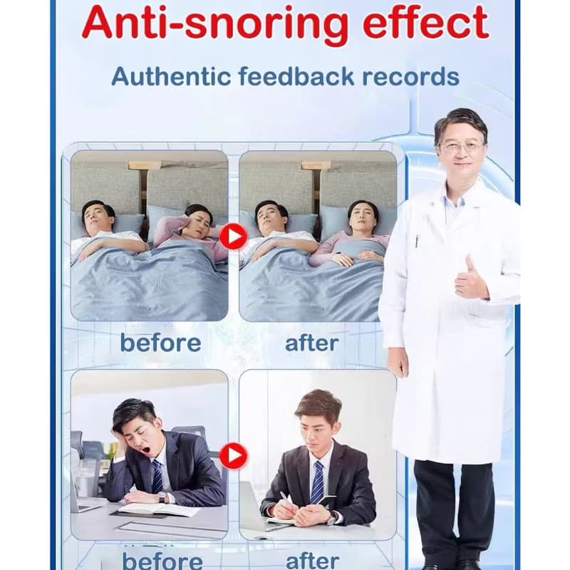 ญี่ปุ่น เทปลดอาการนอนกรน ป้องกันการนอนกรน ลดคอแห้ง ส่งเสริมการนอน Snore Reducing Pad รูปที่ 7