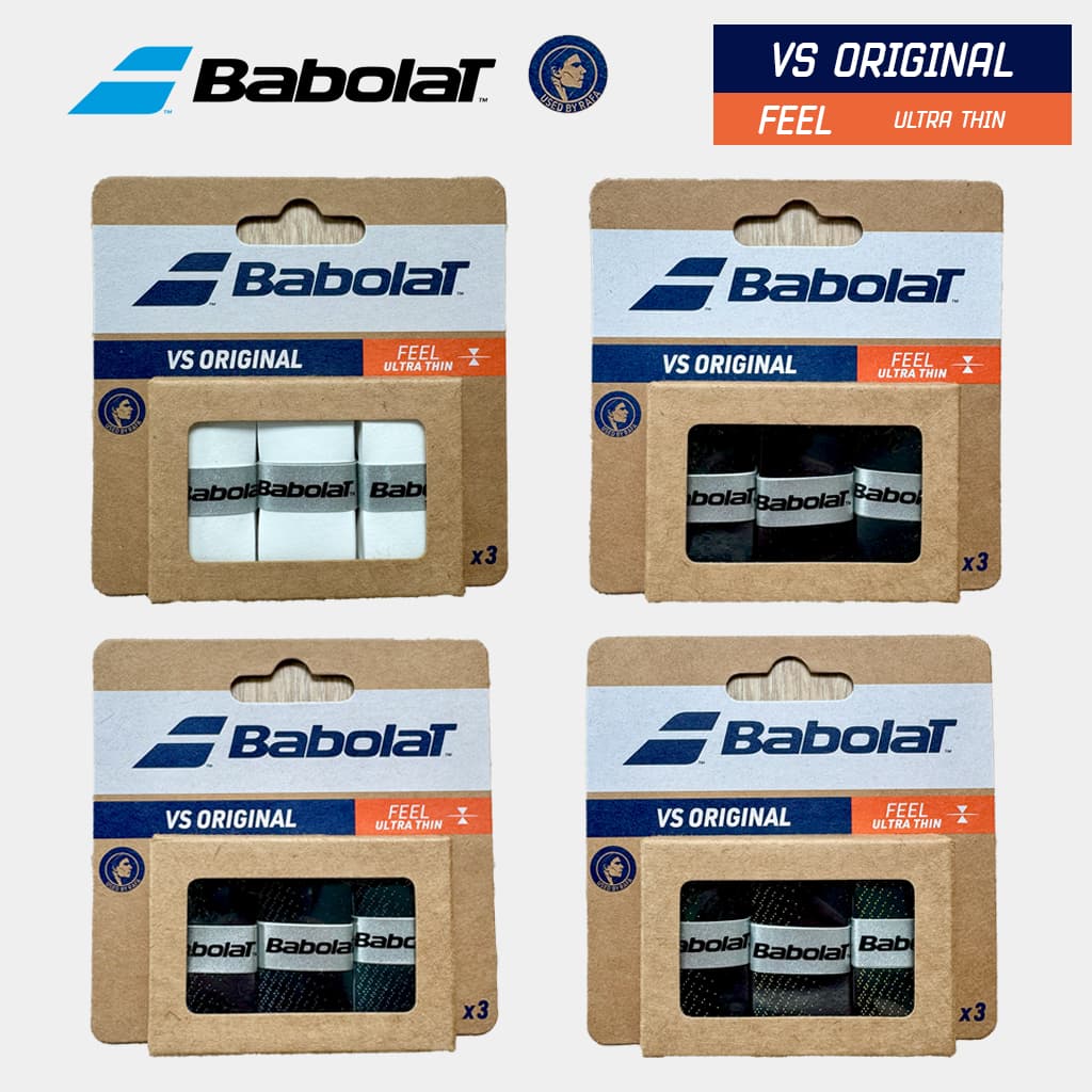 Babolat Overgrip VS Original Feel สำหรับ Tennis/Padel/Badminton รูปที่ 1