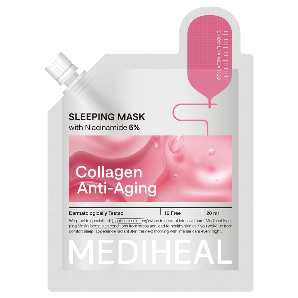MEDIHEAL - Collagen Anti-Aging Sleeping Mask เมดิฮีล คอลลาเจน แอนตี้-เอจจิ้ง สลีปปิ้ง มาสก์ 20มล รูปที่ 2