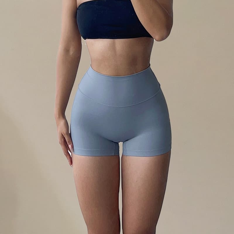 GYMHUB กางเกงโยคะเอวสูง ยกสะโพก ยืดหยุ่น บาง ระบายอากาศได้ดี สำหรับออกกำลังกายและยกน้ำหนัก รูปที่ 6