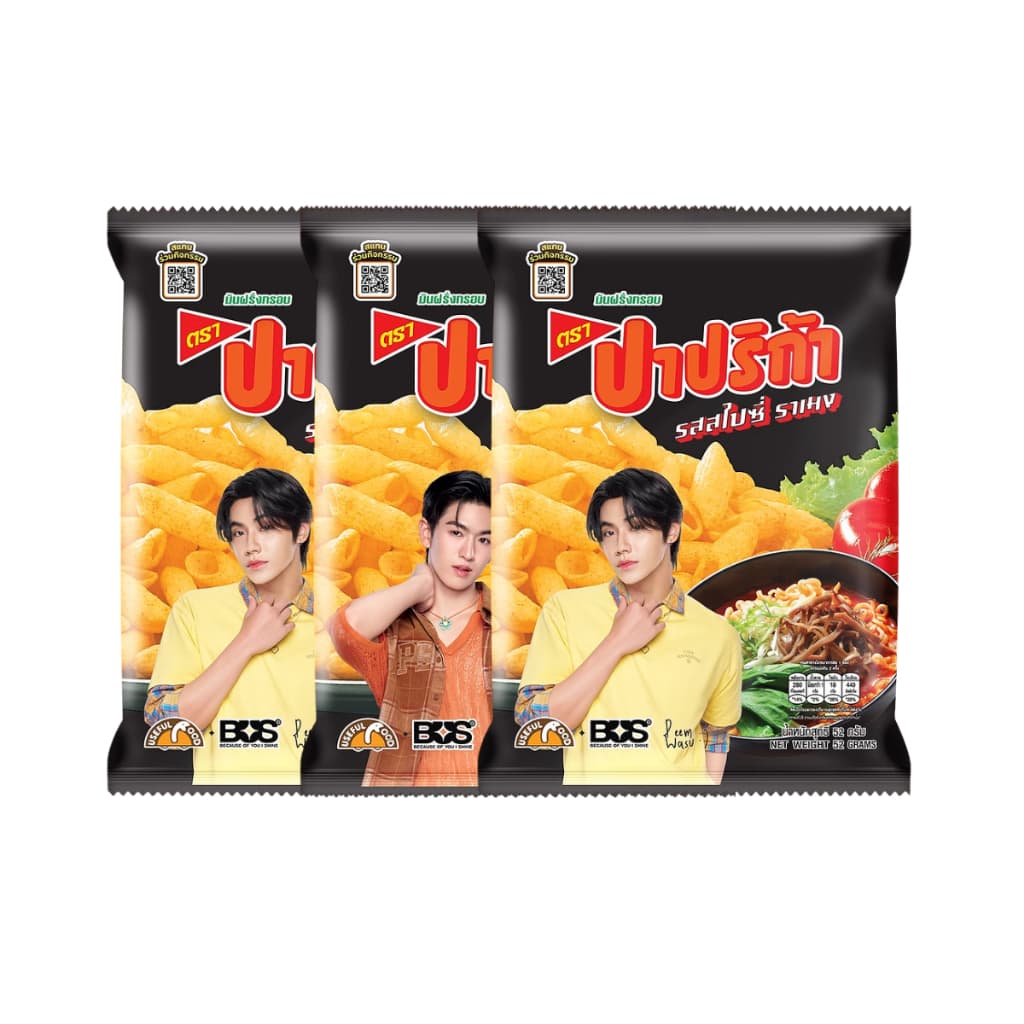 ขนมปาปริก้า / ขนมโปเต้ / ขนมคอนเน่ x BUS 46-52 กรัม 3 ห่อ รูปที่ 4