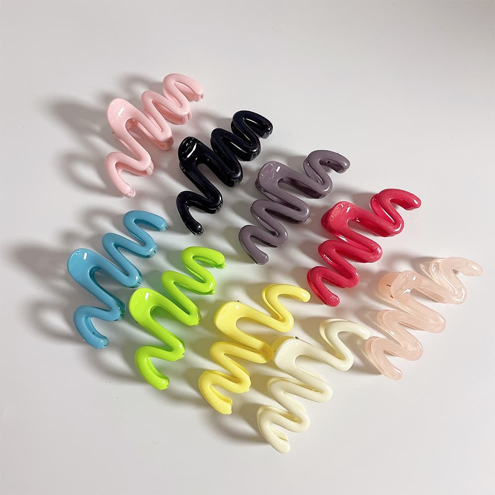 กิ๊บหนีบผม แฟชั่น 10cm ติดผม สีพาสเทล แข็งแรง กิ๊บติดผม จัดส่งจากประเทศไทย สีลูกกวาด รูปร่างเมฆ รูปที่ 5