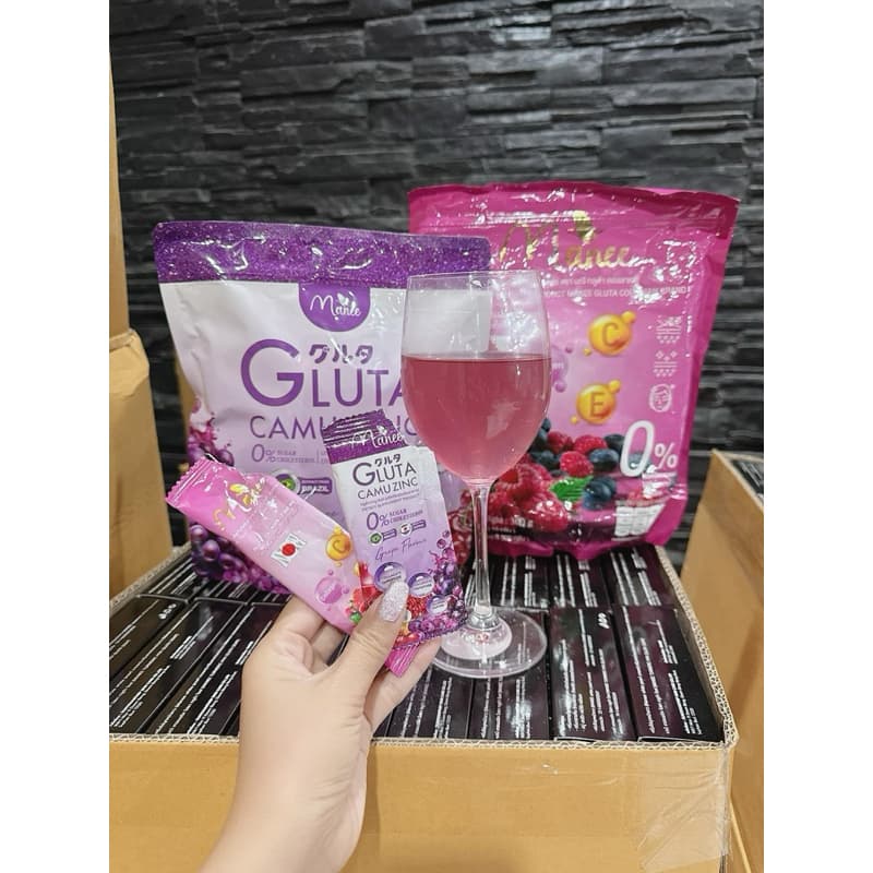 มณีกลูต้าคอลลาเจน น้ำชงผิวขาวมดซี่ Manee Gluta Collagen 1ถุง บรรจุ30ซอง รูปที่ 2