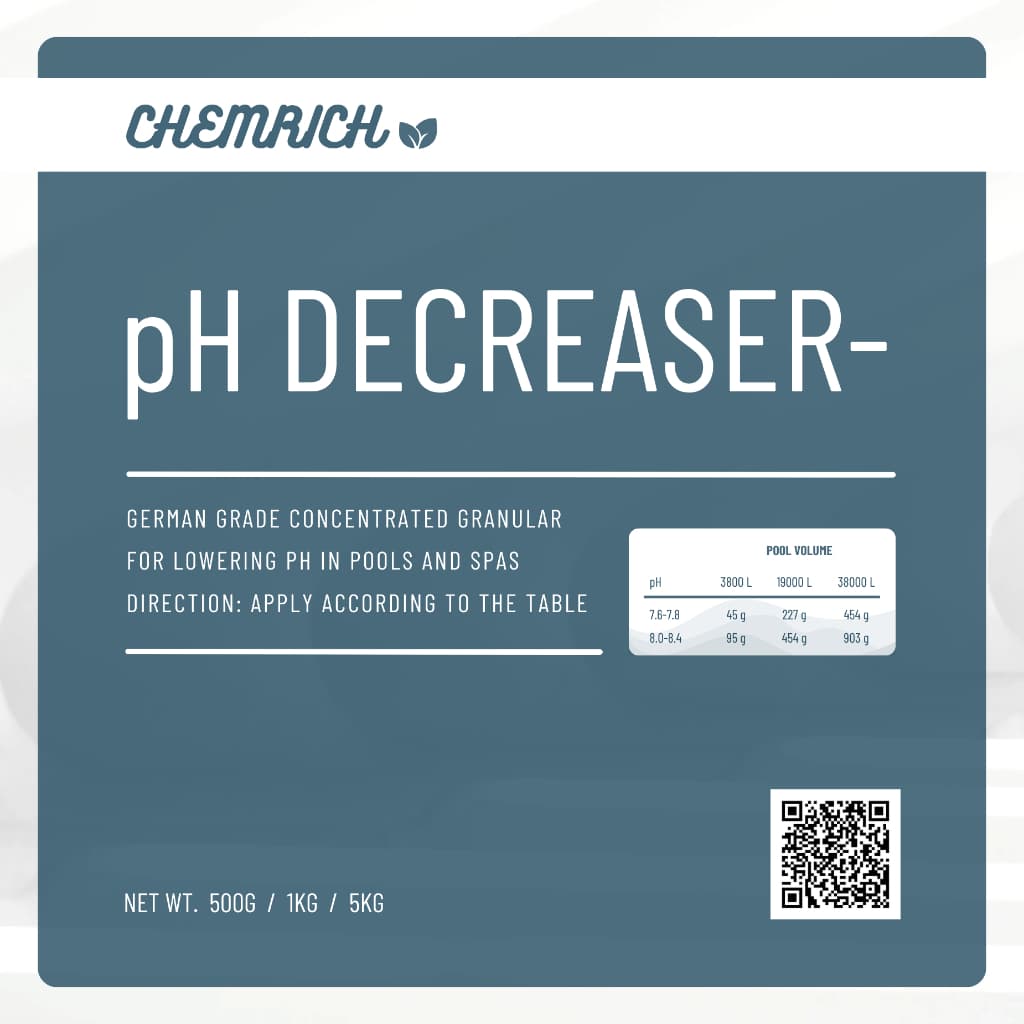 500G/1KG pH Decreaser- / pH Decreaser for pools - Chemrich รูปที่ 2