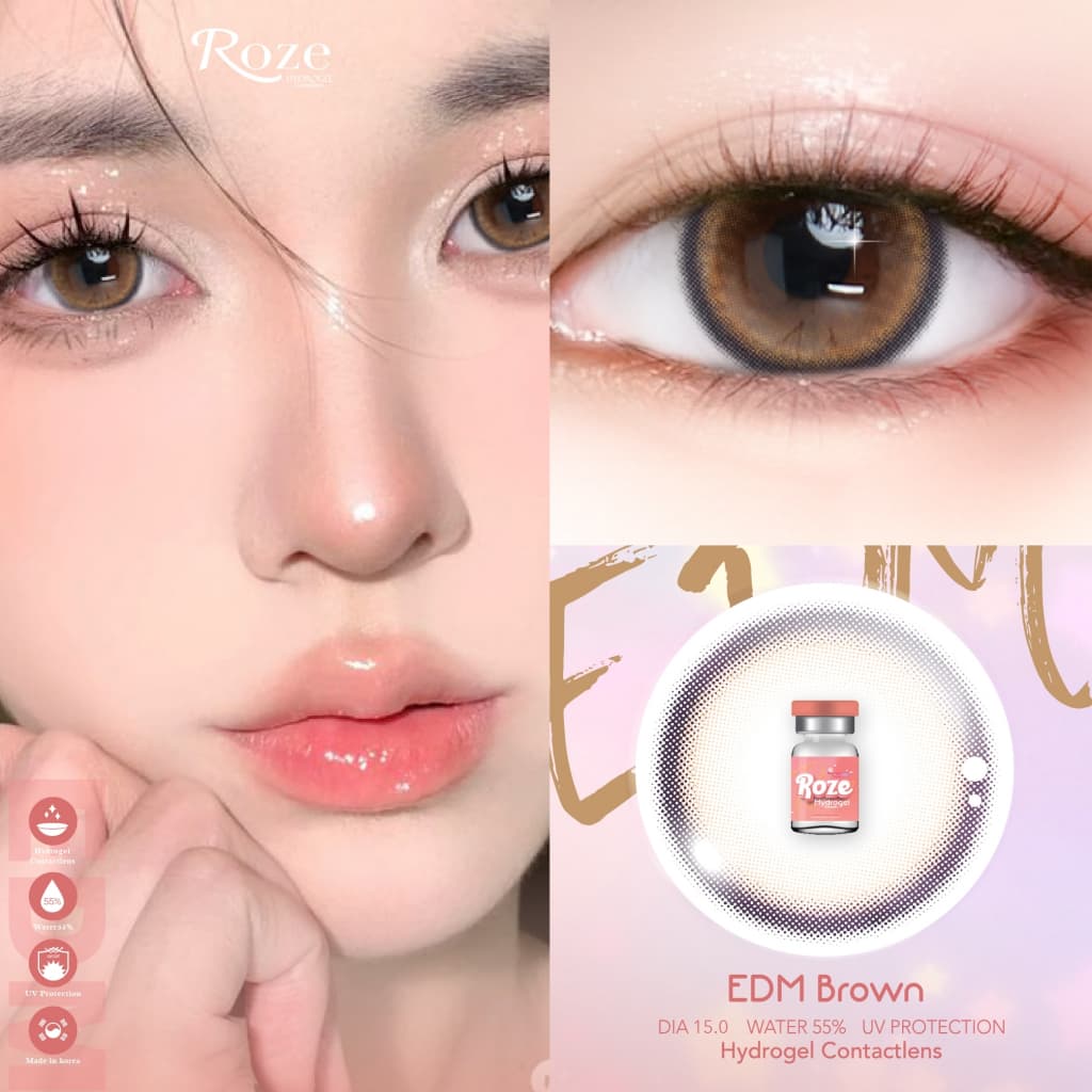 คอนแทคเลนส์ HydrogelขนาดกลางEDM รูปที่ 2