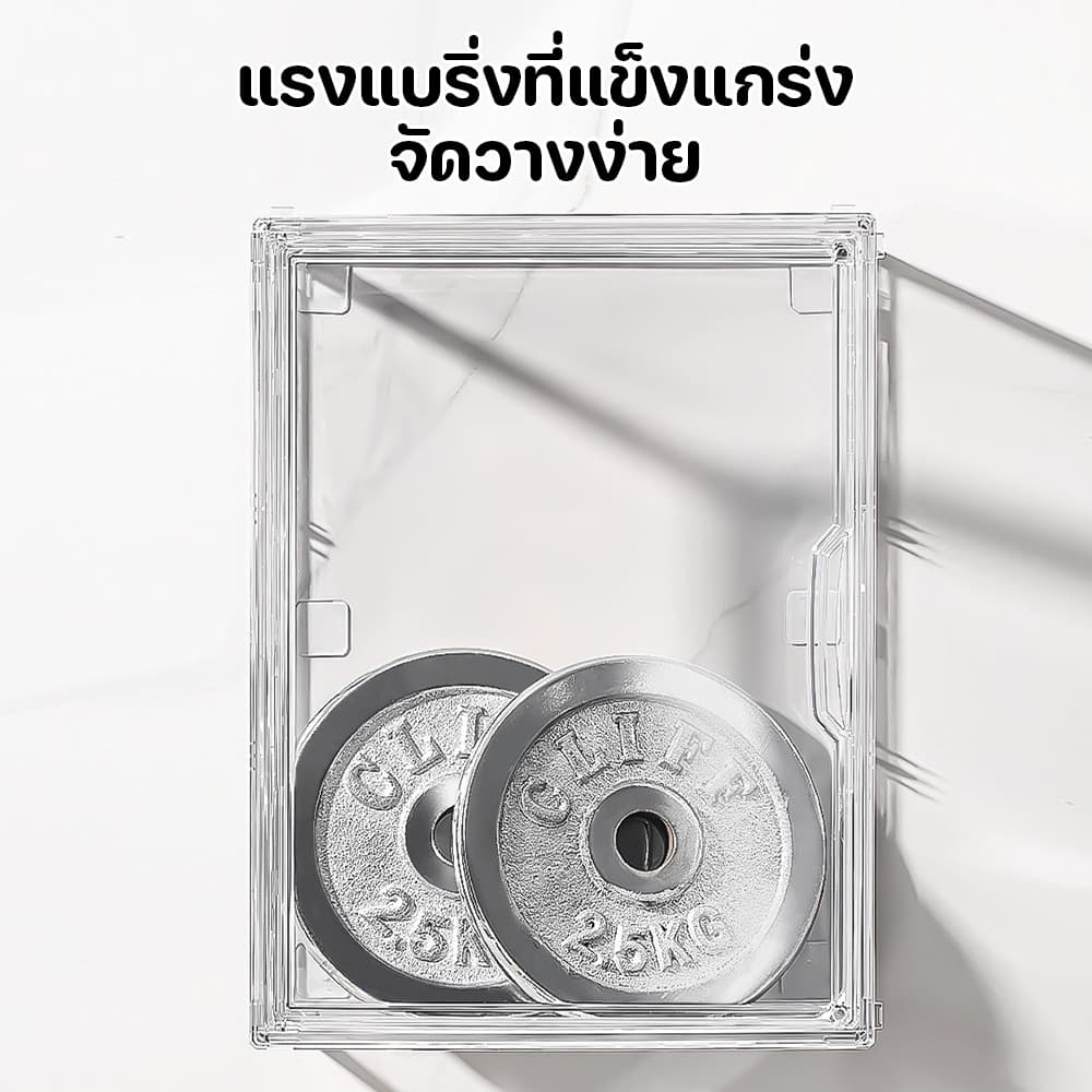 กล่องใส่โมเดล กล่องโชว์โมเดล กล่อง LABUBU ที่โชว์โมเดล ฟิกเกอร์ ของสะสม กันฝุ่น กันฝุ่นวางซ้อนกันได้ ความจุขนาดใหญ่ รูปที่ 7