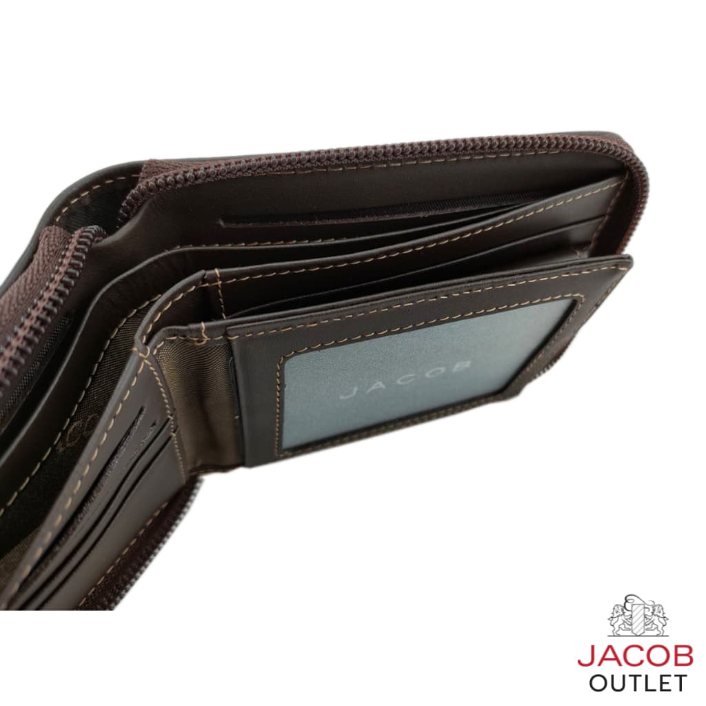 JACOB กระเป๋าสตางค์ชาย ทรงซิปรอบ - รุ่น 21924 รูปที่ 4