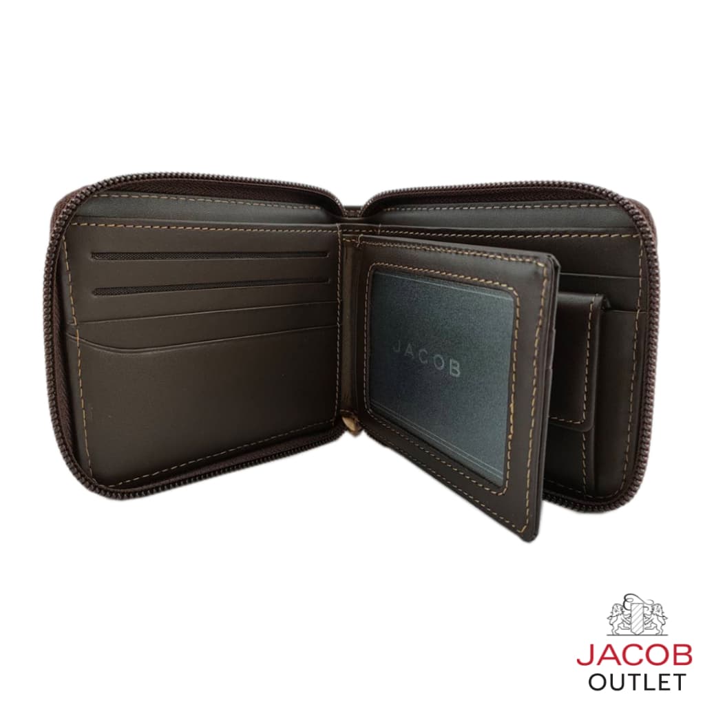 JACOB กระเป๋าสตางค์ชาย ทรงซิปรอบ - รุ่น 21924 รูปที่ 2