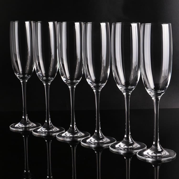 แก้วแชมเปญใส CHAMPAGNE แก้วไวน์ขาว สวยหรูหรา ขนาด185 ml รูปที่ 6