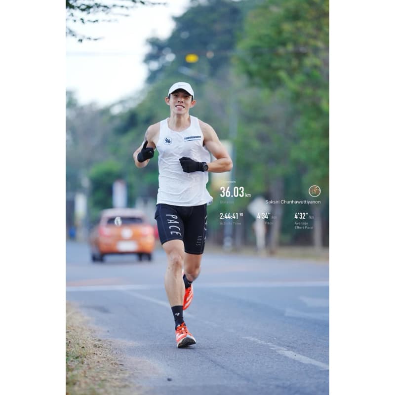 กางเกงรัดกล้ามเนื้อขาสั้นชาย North Runner รูปที่ 4