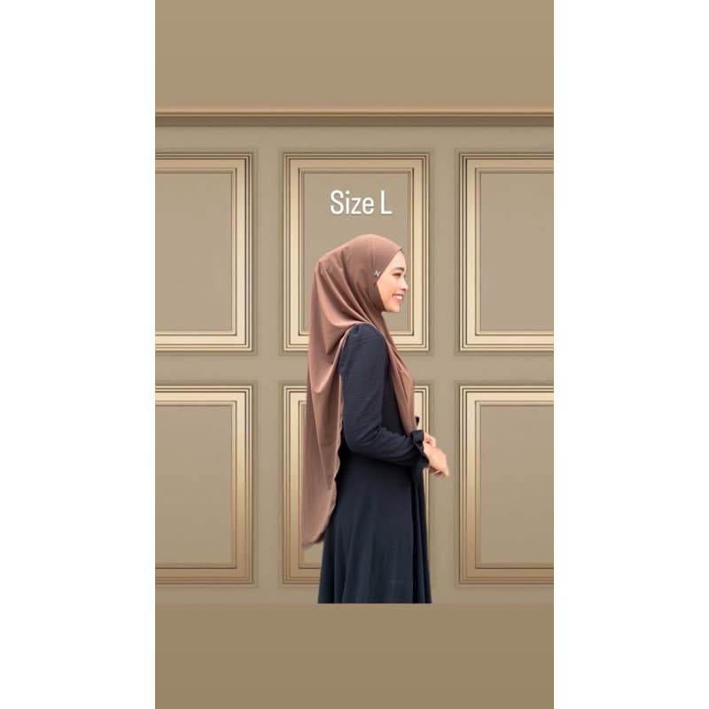 HIJAB สวมสำเร็จ ผ้ายืด ity นางฟ้า รูปที่ 4