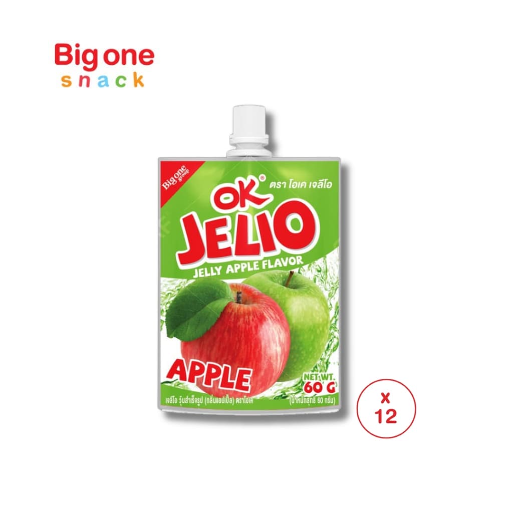 โอเค เจลิโอ รสผลไม้ 60ก. OK Jelio Jelly Drink Fruit Flavor 60g. รูปที่ 3